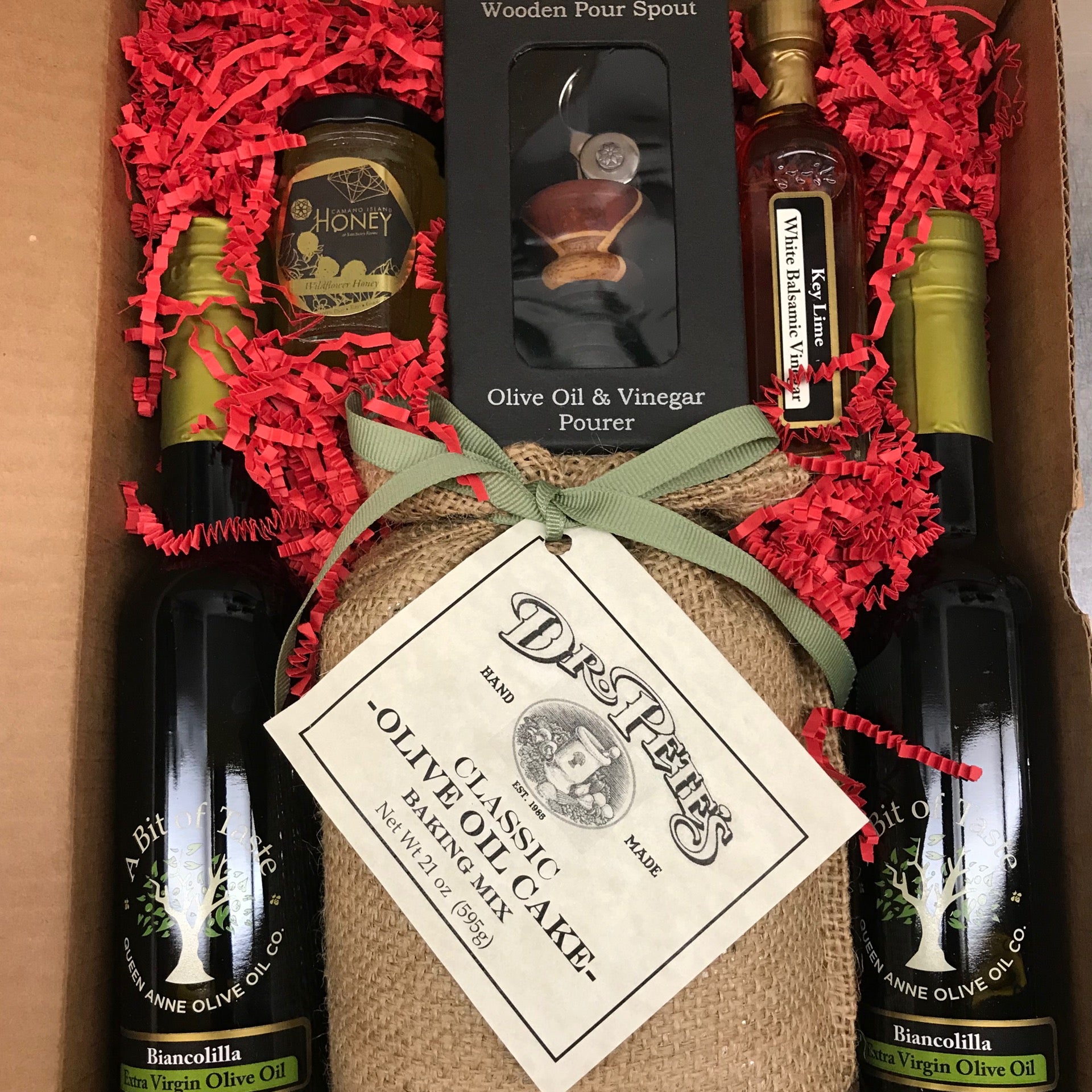 Olive Oil Cake Gift Set A Bit of Taste Queen Anne Olive Oil Co.